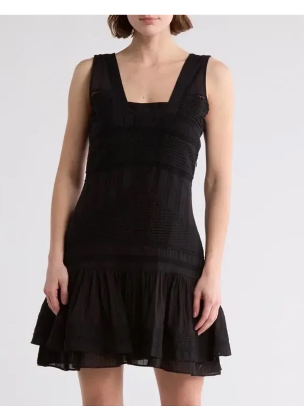 Joie Ruva Cotton Tiered Dress sz M NWT